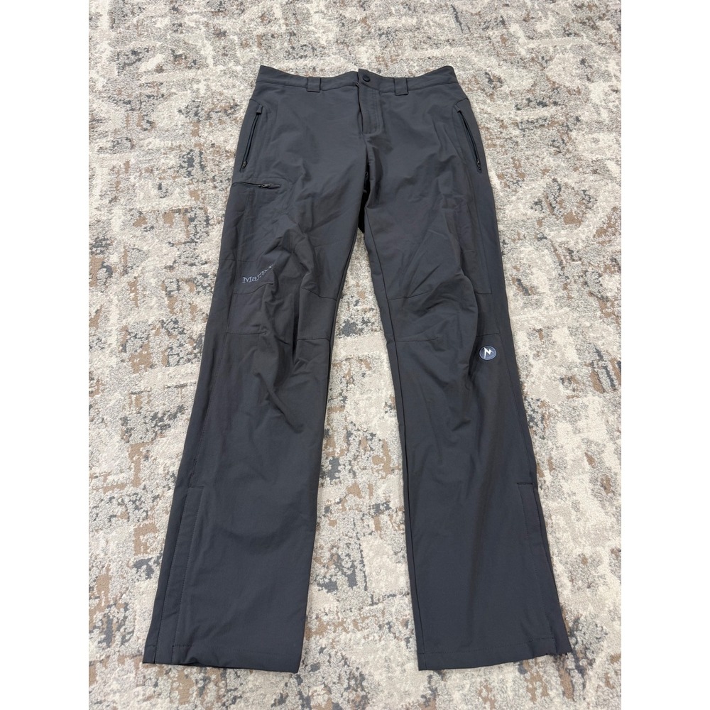 Marmot Mens D80950 Gray Softshell Hiking Climbing Pants Size 32x32